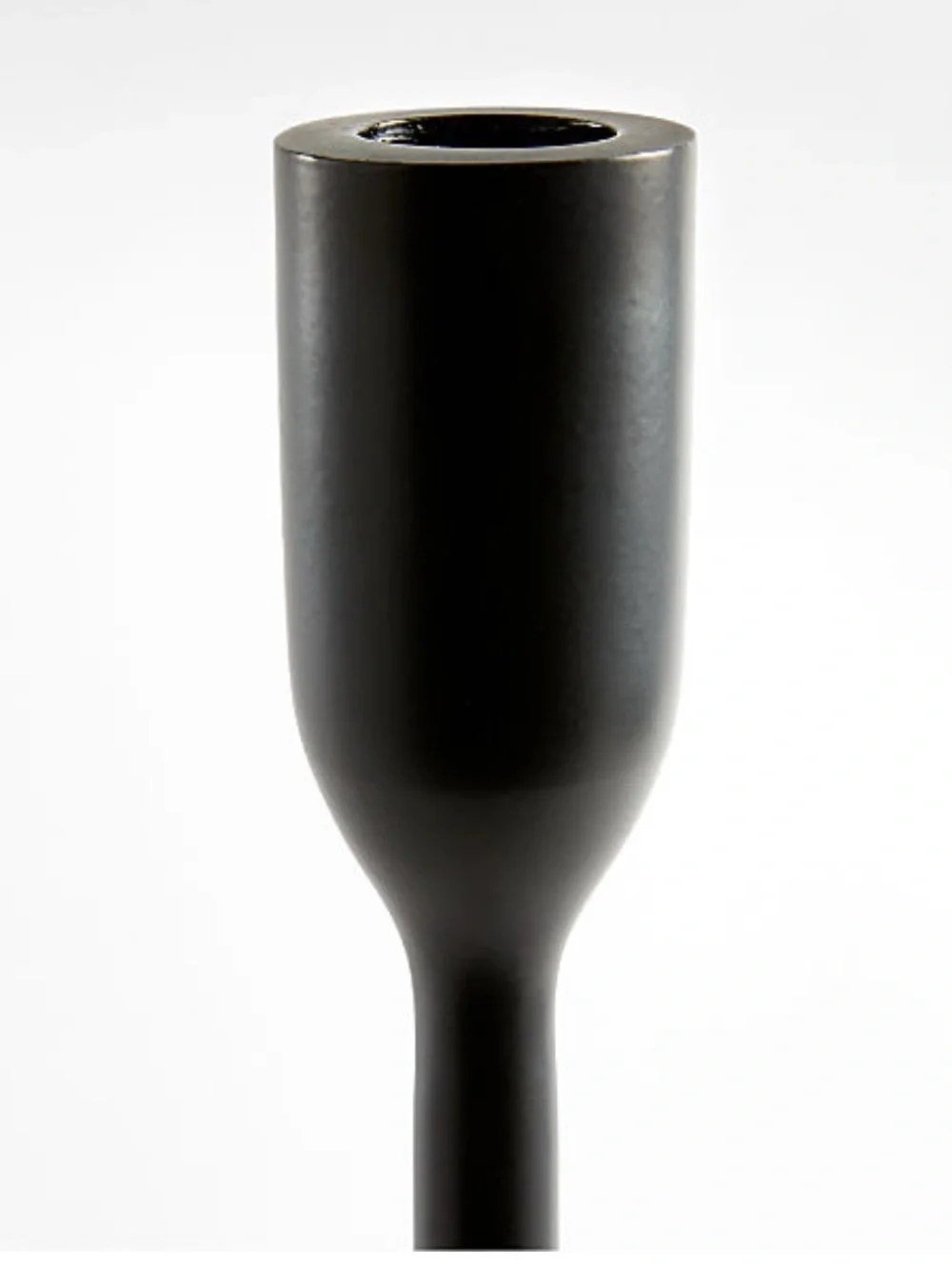 New! Crate&Barrel x Leanne Ford Matte Black Taper Candle Stand LARGE 18”